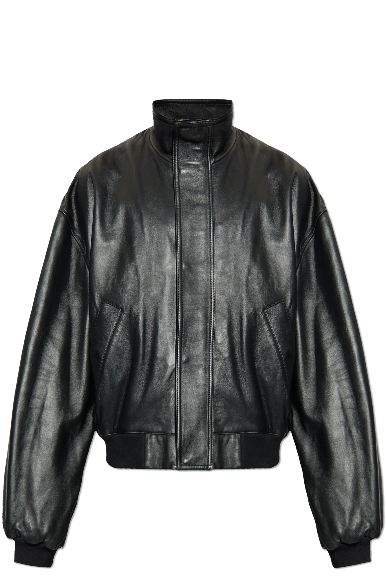 ジャケット・アウター BALENCIAGA leather jacket Balenciaga Leather jacket with patch | Men's Clothing | Vitkac